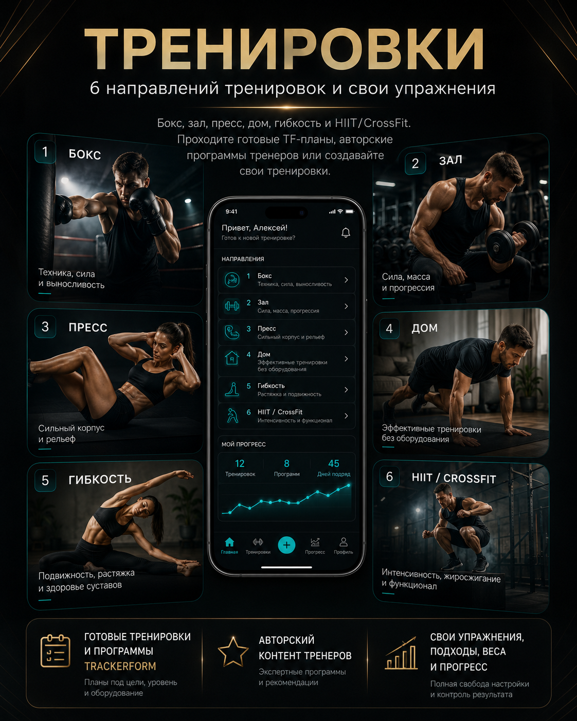Тренировки TrackerForm